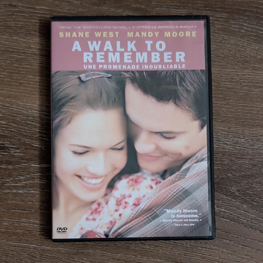 💜‎ 5/$20 A Walk to Remember DVD